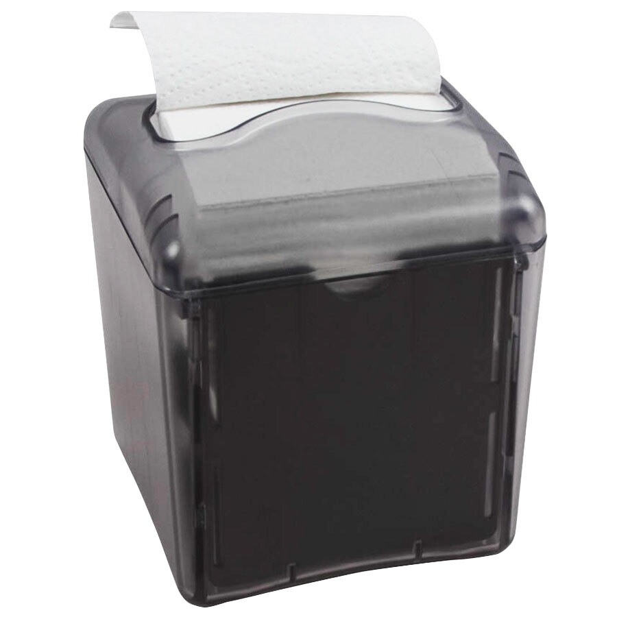 San Jamar H4006TBK Venue Tabletop Compact Interfold Napkin Dispenser