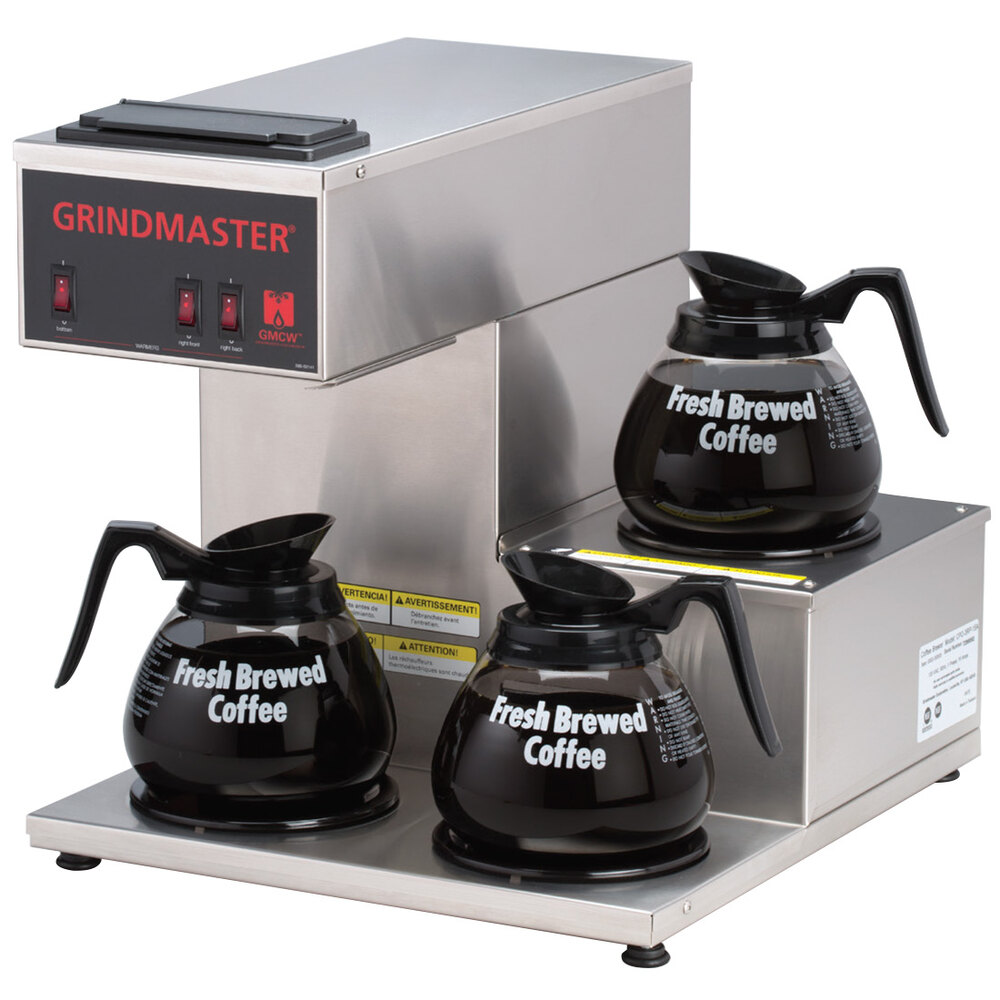 Grindmaster CPO3RP15A Portable Pourover Coffee Brewer with 1 Top and