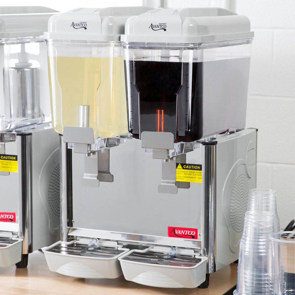 Avantco RBD32 Double 3 Gallon Bowl Refrigerated Beverage Dispenser