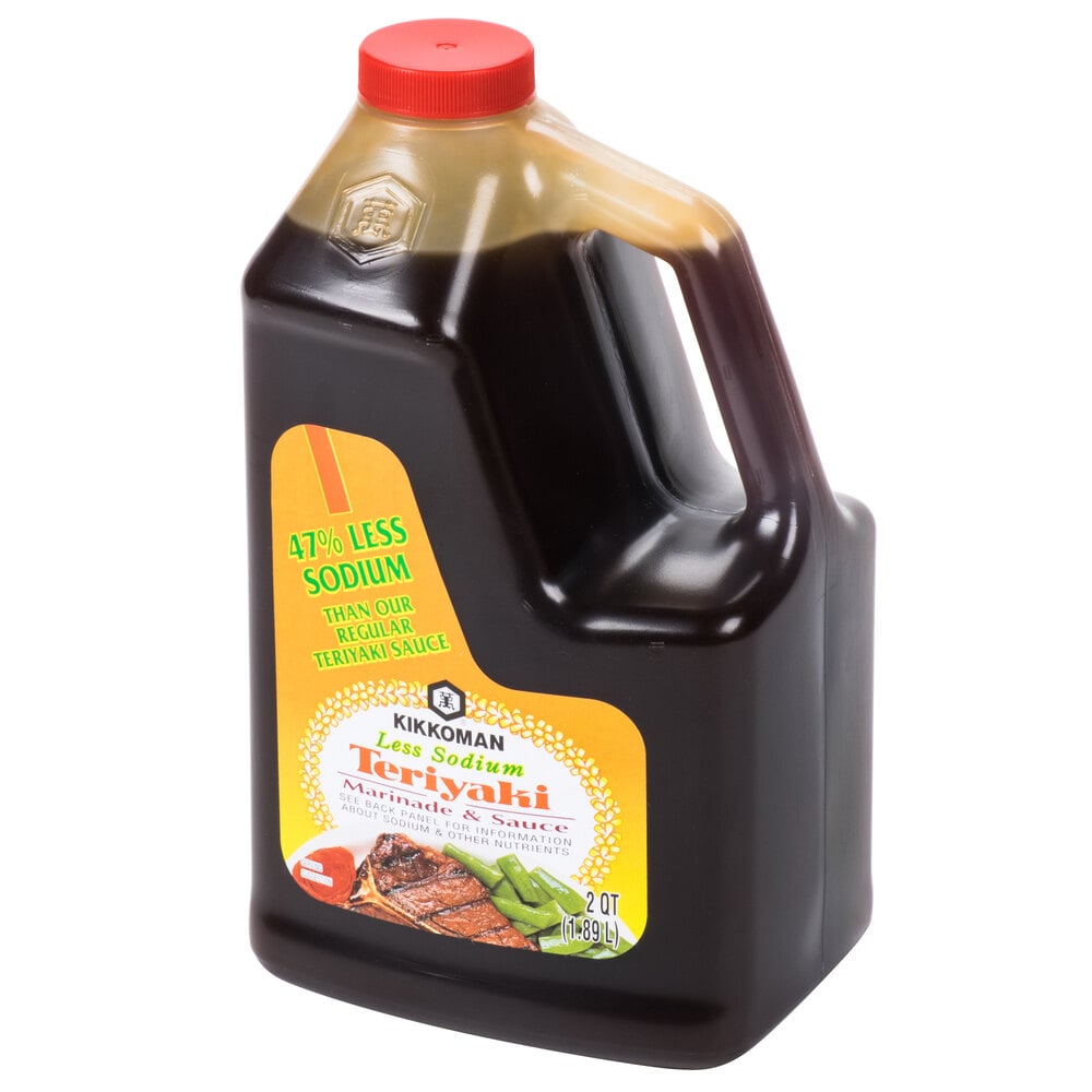 Kikkoman .5 Gallon Less Sodium Teriyaki Marinade and Sauce