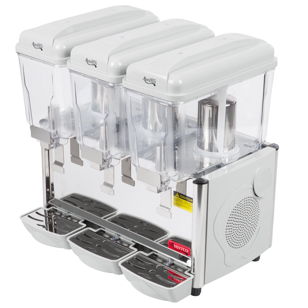 Avantco RBD33 Triple 3 Gallon Bowl Refrigerated Beverage Dispenser