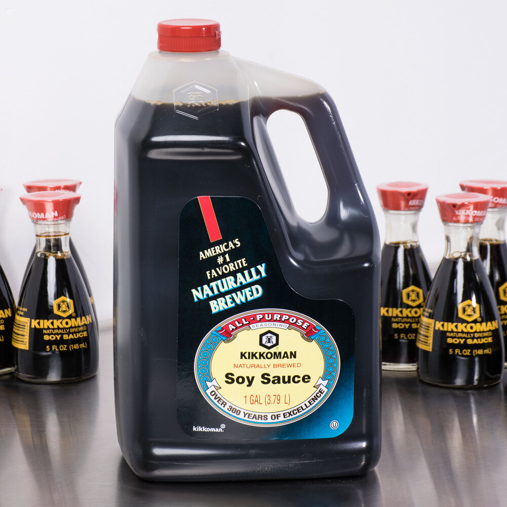 Kikkoman 1 Gallon Naturally Brewed Soy Sauce