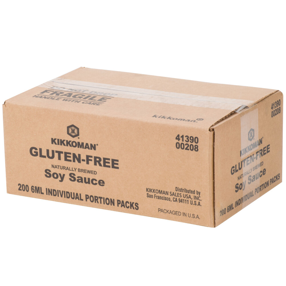 Kikkoman 6 mL Gluten Free Soy Sauce 200/Case