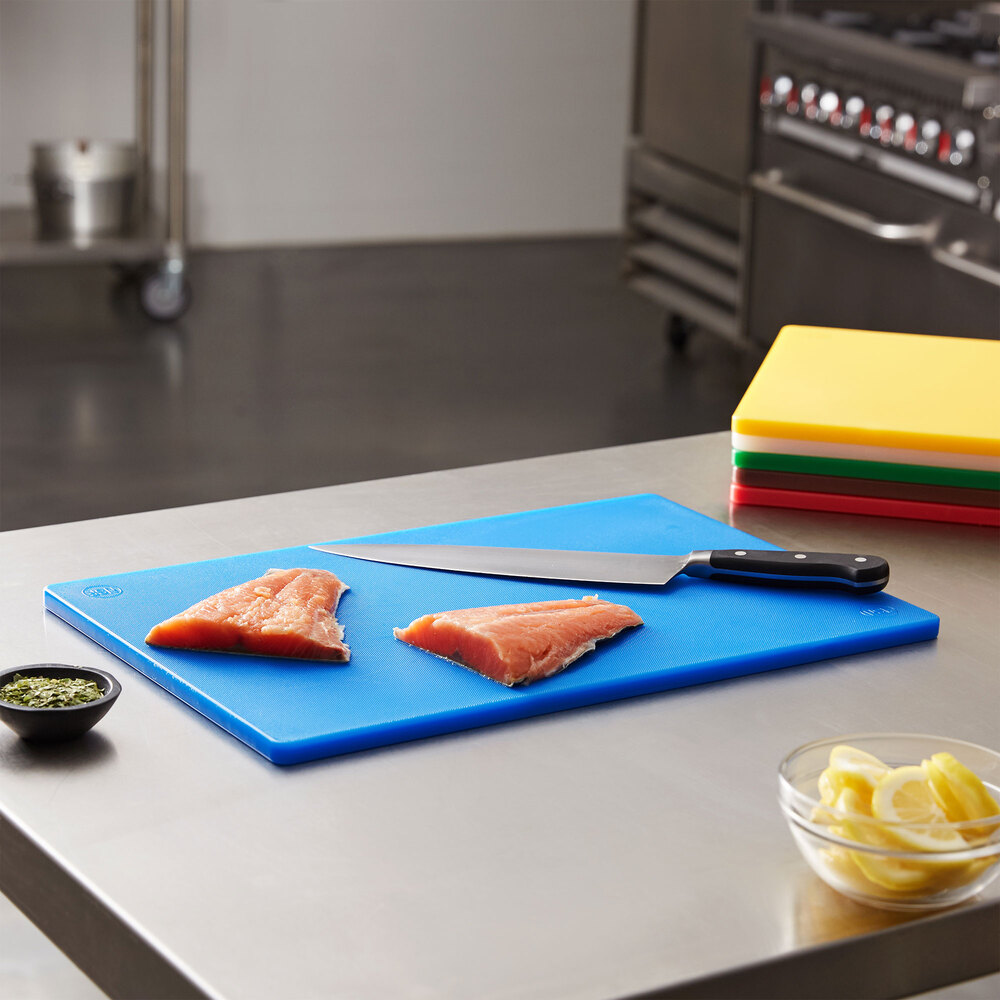 18 X 12 X 12 Blue Polyethylene Cutting Board