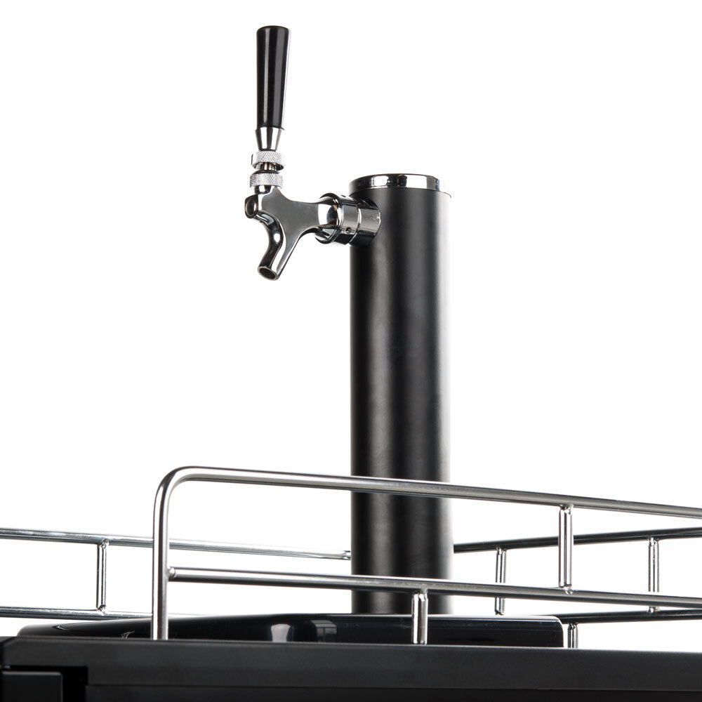 Galaxy Single Tap Kegerator Beer Dispenser Stainless Steel, (1) 1/2