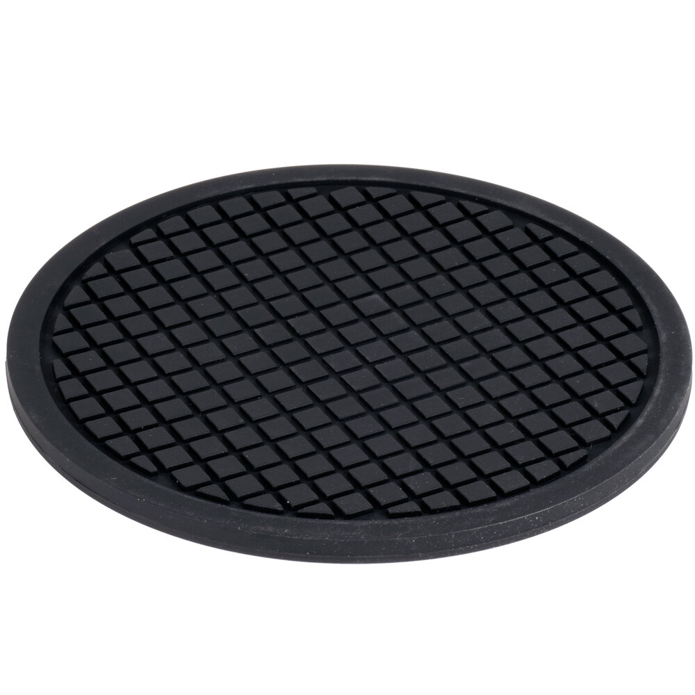 American Metalcraft TRVR675 6 3/4" Round HeatResistant Black Silicone
