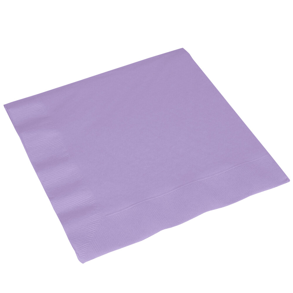 Luscious Lavender Purple Paper Dinner Napkin, 3Ply Creative