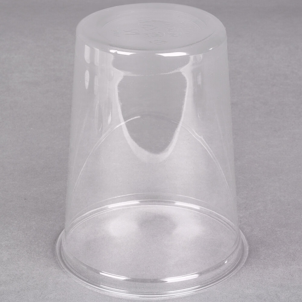 Choice 32 oz. Clear Plastic Round Deli Container 50/Pack