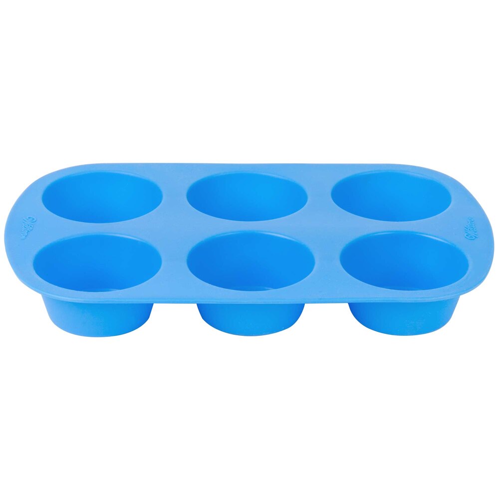 Wilton 21054802 EasyFlex Silicone 6Cup Muffin Mold