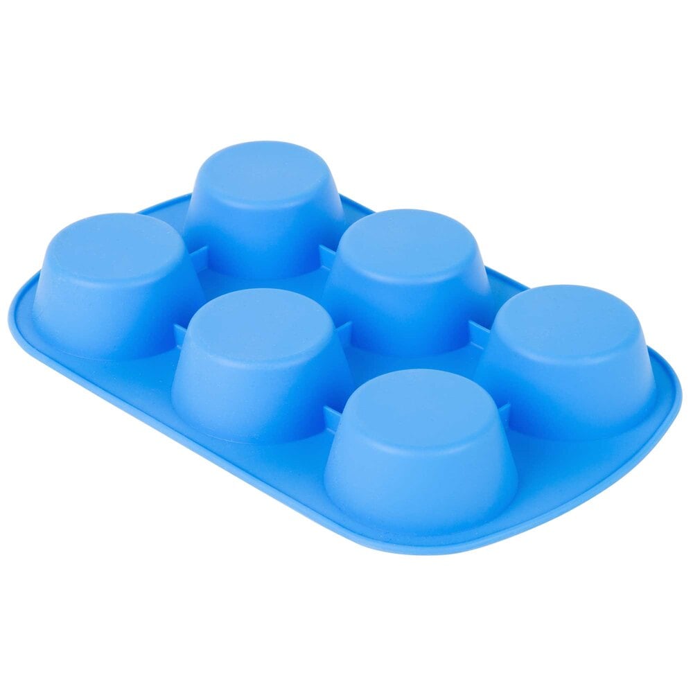 Wilton 2105-4802 Easy-Flex Silicone 6-Cup Muffin Mold