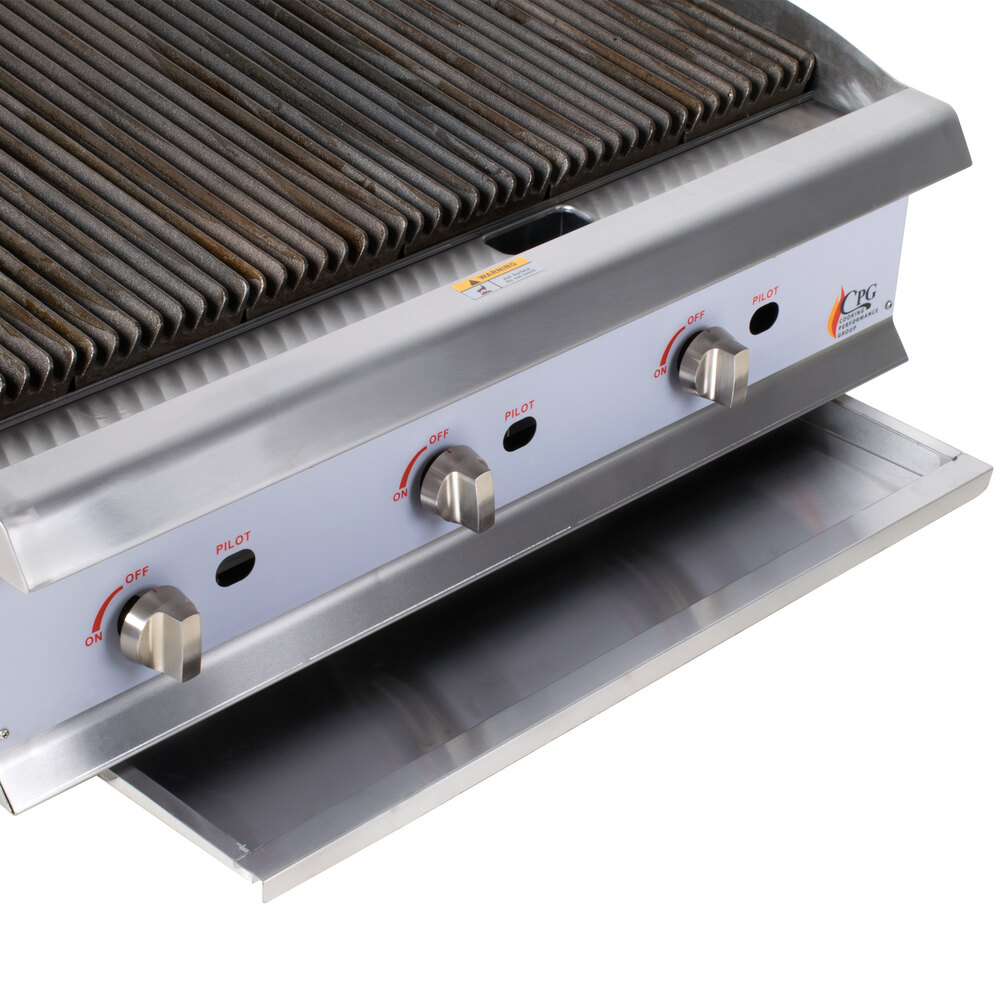 Cooking Performance Group CBR36 36" Gas Radiant Charbroiler with