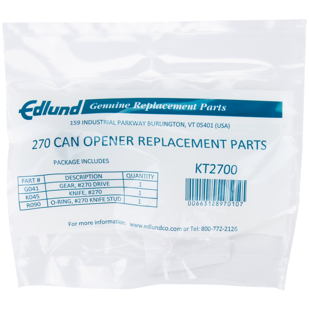 Edlund KT2700 Replacement Knife and Gear Kit for 270 Electric Can Openers