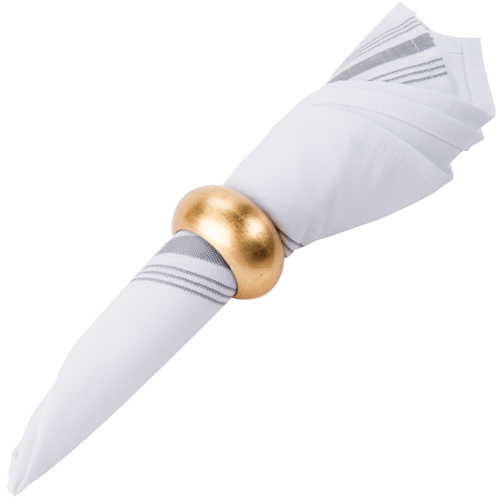 Gold 2 3/8" Round Acrylic Napkin Ring