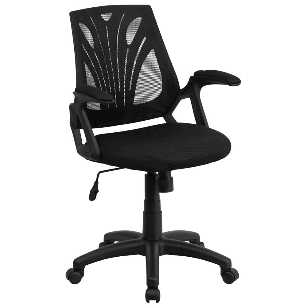 flash furniture ergonomic task office chair in black