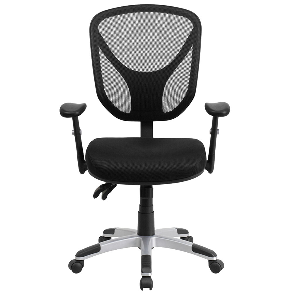Office Chairs Adjustable Arms flash furniture go-wy-89-gg mid-back black mesh ergonomic office Office Chairs Adjustable Arms flash furniture go-wy-89-gg mid-back black mesh ergonomic office