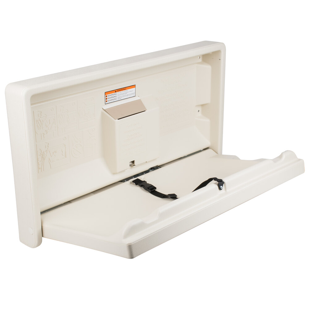 Gamco BCS1 Horizontal Baby Changing Station / Table Cream