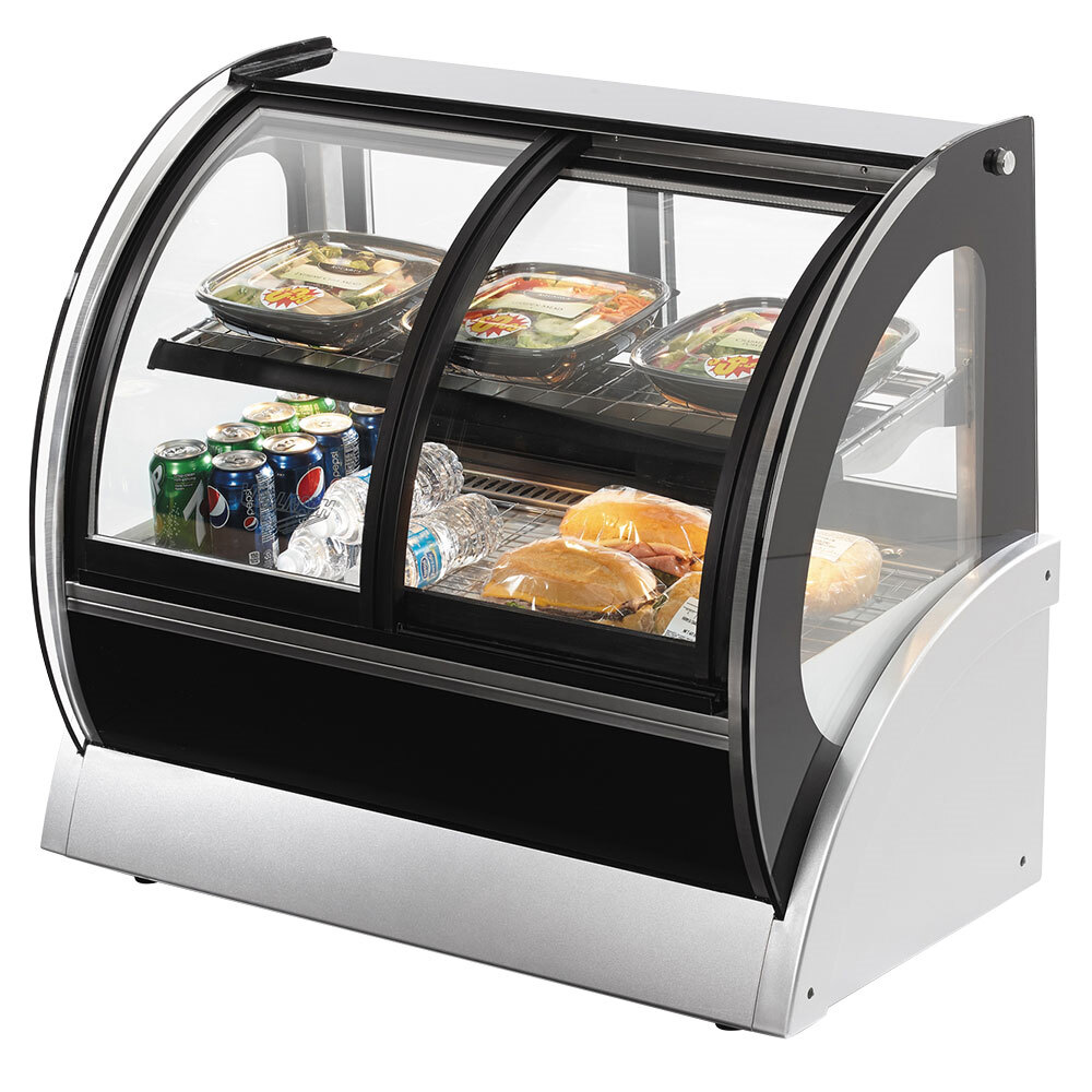 Vollrath Curved Refrigerated Countertop Display Cabinet With