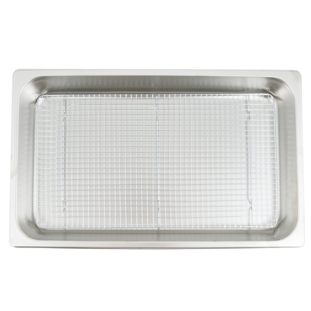 Choice Full Size Pan and Cooling Rack / Pan Grate Set