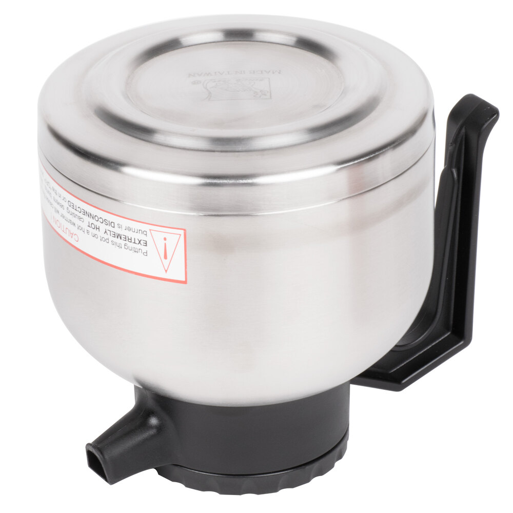 1.9 Liter Insulated Thermal Coffee Server with Regular and Decaf Lids