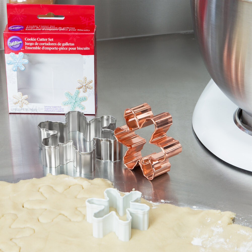 Wilton Snowflake Cookie Cutter Set 3Piece