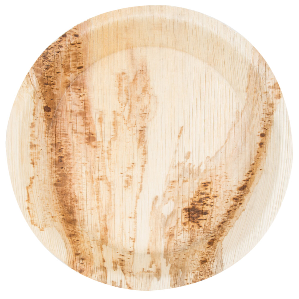 TreeVive by EcoChoice 8" Round Deep Palm Leaf Plate 100/Case