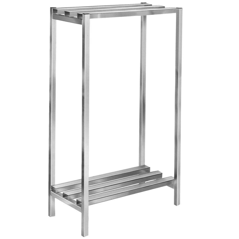Channel DR2036-2 36&quot; x 20&quot; x 64&quot; Two Shelf Aluminum Dunnage Shelving