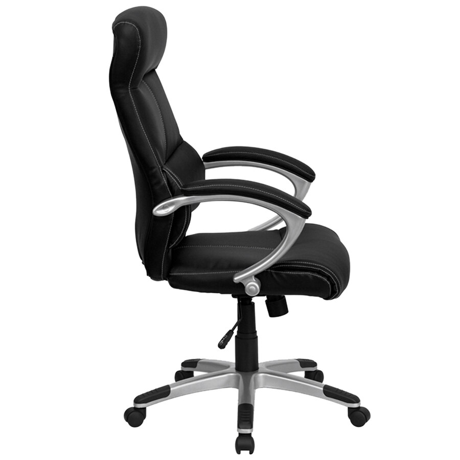 flash furniture h-9637l-1c-high-gg high-back black leather flash furniture h-9637l-1c-high-gg high-back black leather