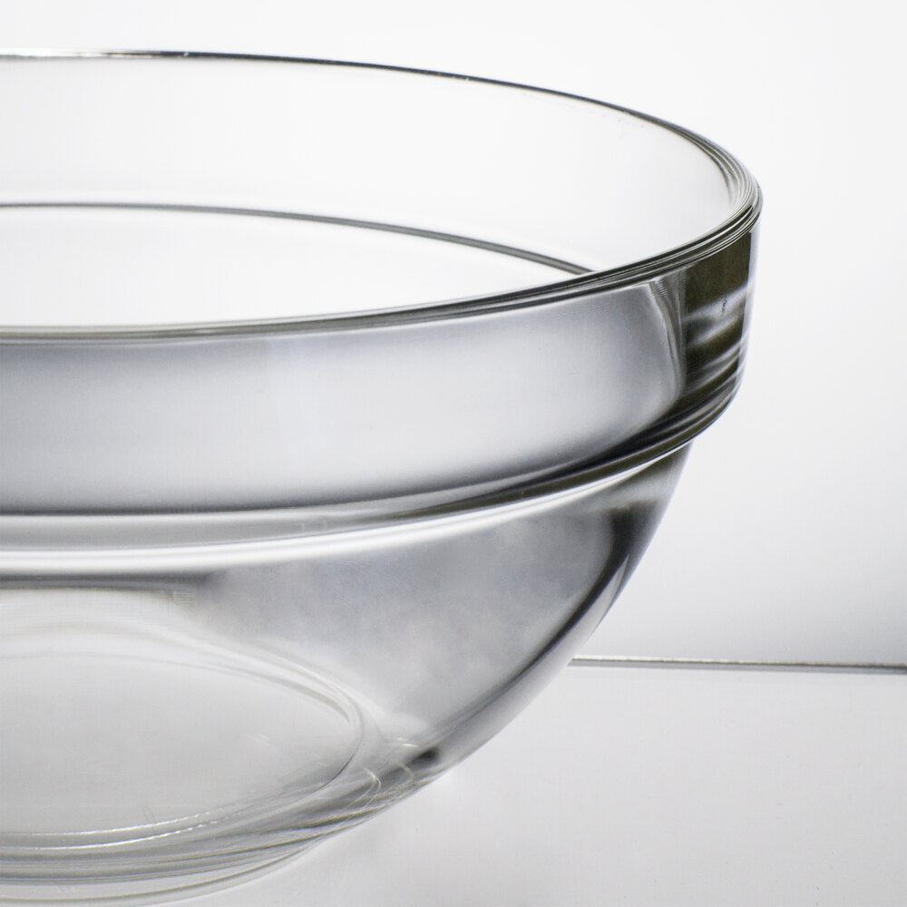 Arcoroc 10027 39 oz. Stackable Glass Ingredient Bowl by Arc Cardinal