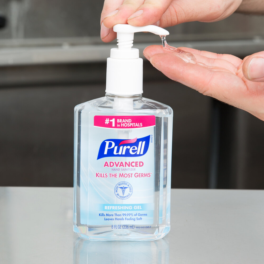 Purell® Advanced 8 oz. Gel Instant Hand Sanitizer 12/Case