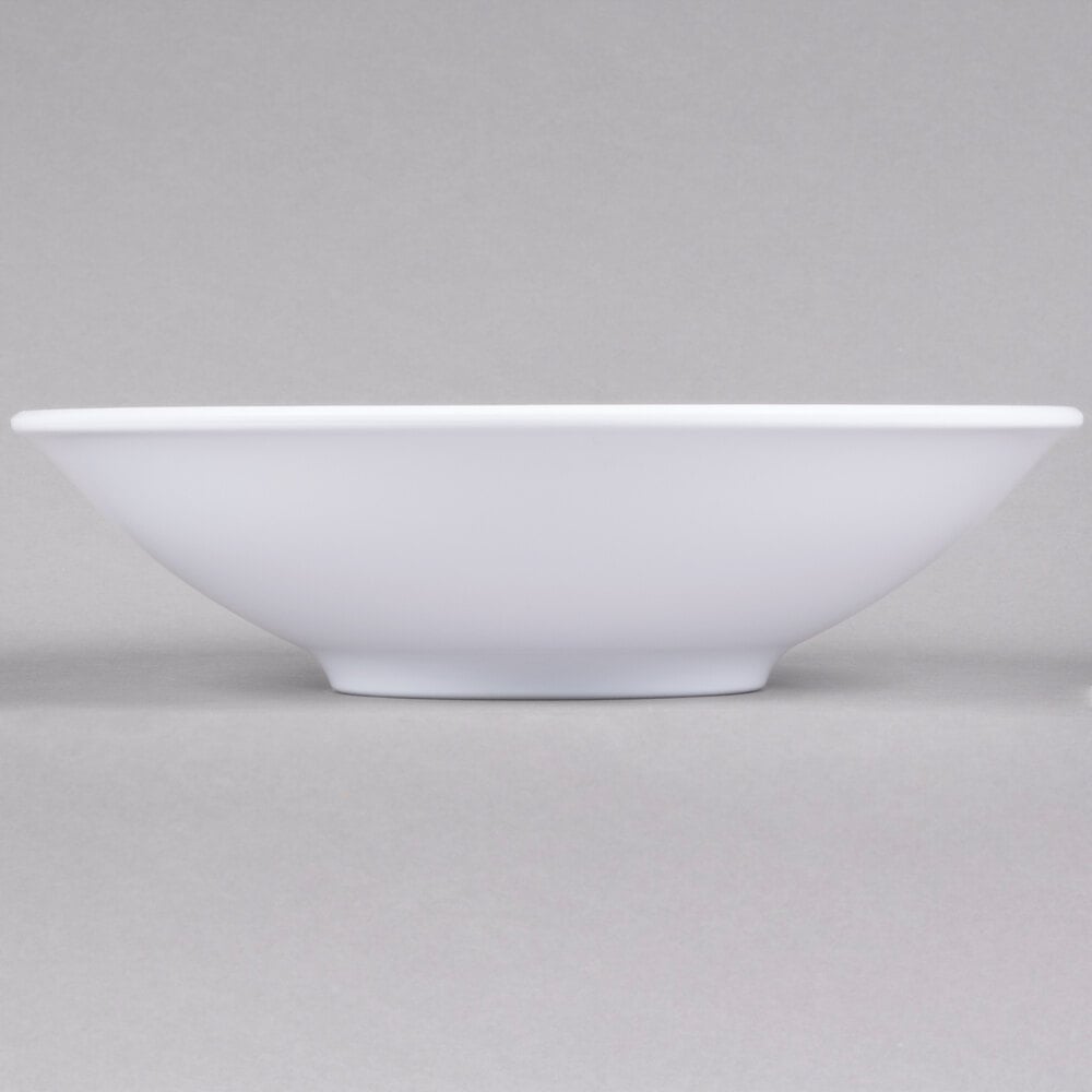 GET ML-72-W Milano 2 Qt. White Round Melamine Bowl - 12/Case