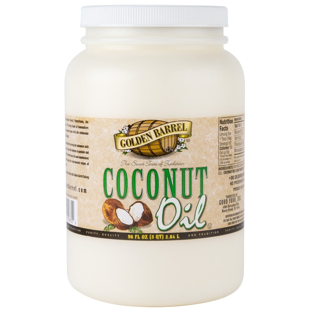 Wholesale Organic Coconut Oil By Golden Barrel 96 Oz 6 Lb