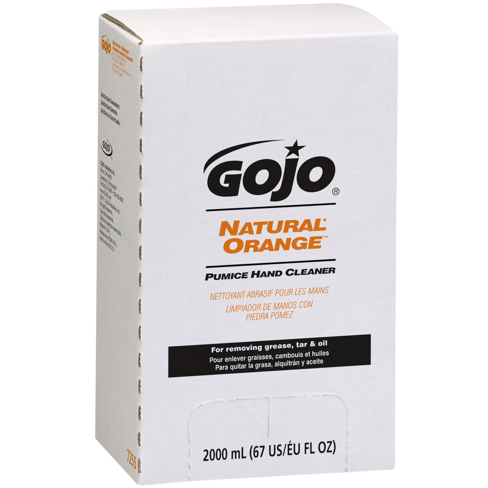 GOJO® 7255D2 PRO TDX 2000 Dispenser with Natural Orange Pumice Hand