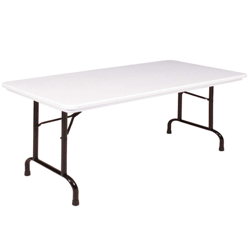 Folding Tables Banquet Correll Heavy Duty Folding Table 30 Inch X 96 Blow Molded Plastic