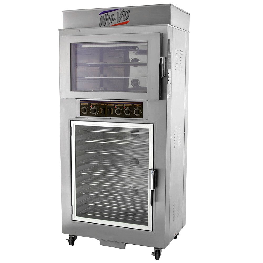 NUVU QB3/9 Double Deck Electric Oven Proofer Combo 120/240V, 1