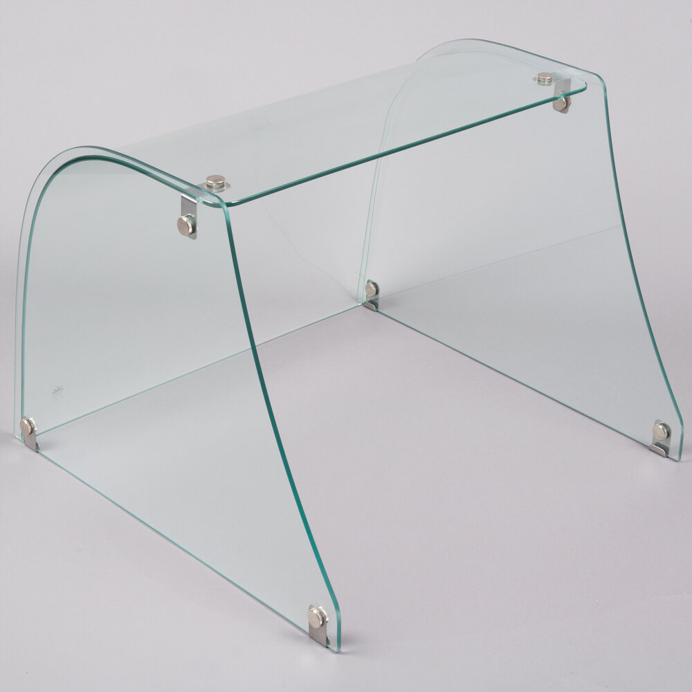 Excellence ACSG00002 Curved Glass Sneeze Guard