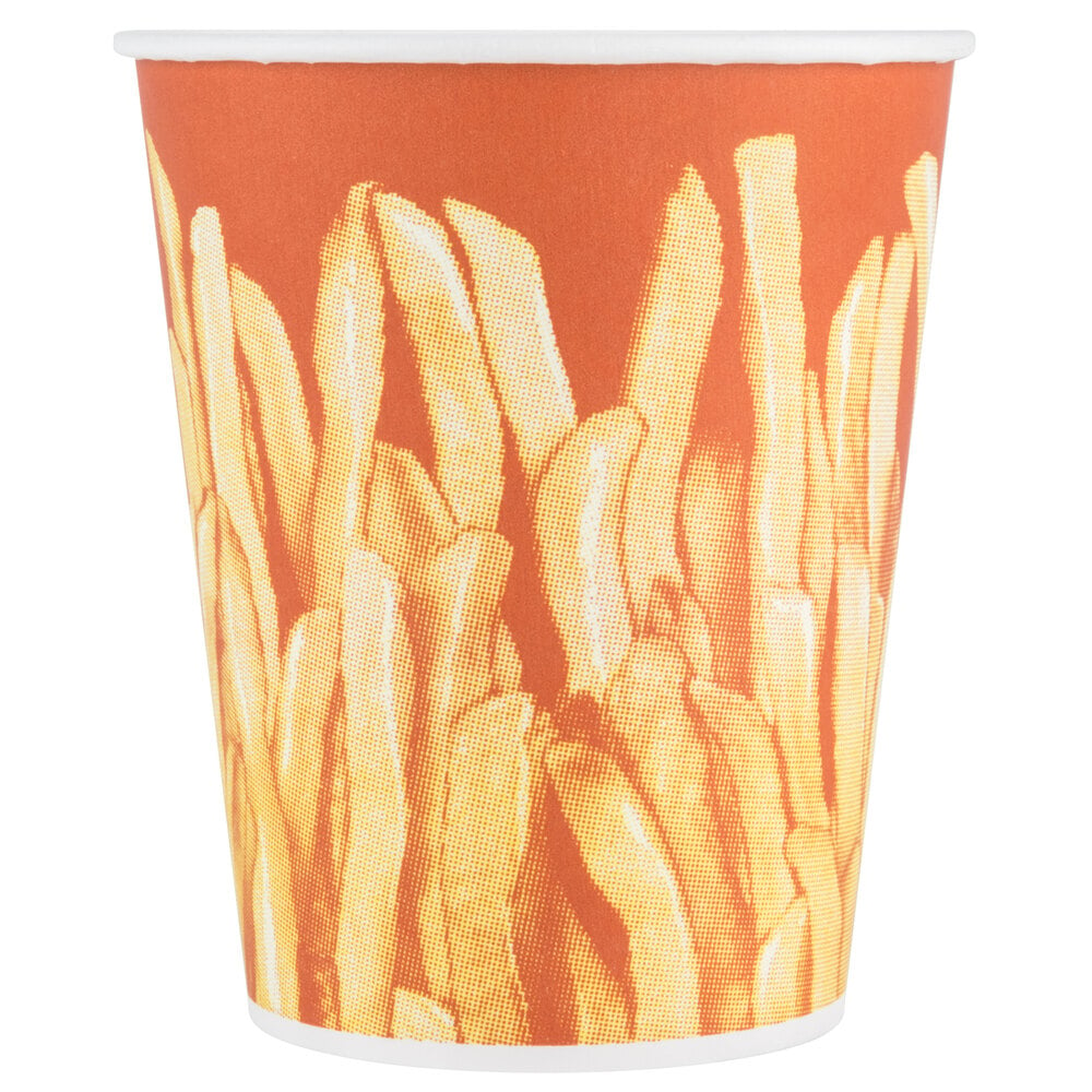 Solo GRS1600021 16 oz. Paper French Fry Cup 1000/Case