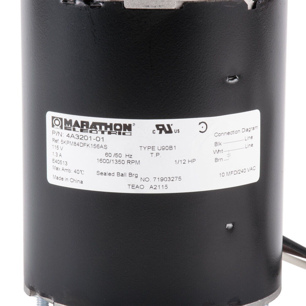 Hoshizaki FM115A 1600/1350 RPM Fan Motor 115V