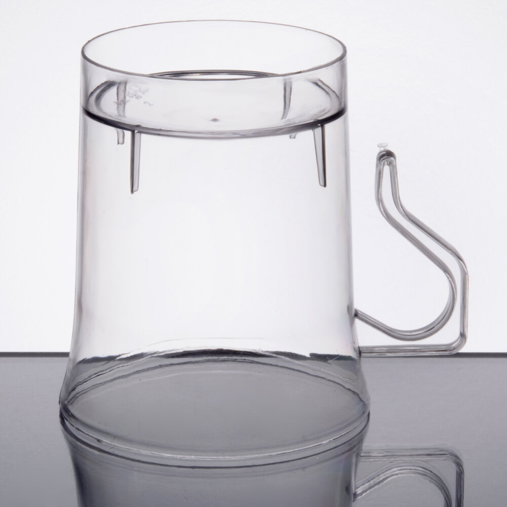 Visions 8 oz. Clear Plastic Coffee Mug 192/Case