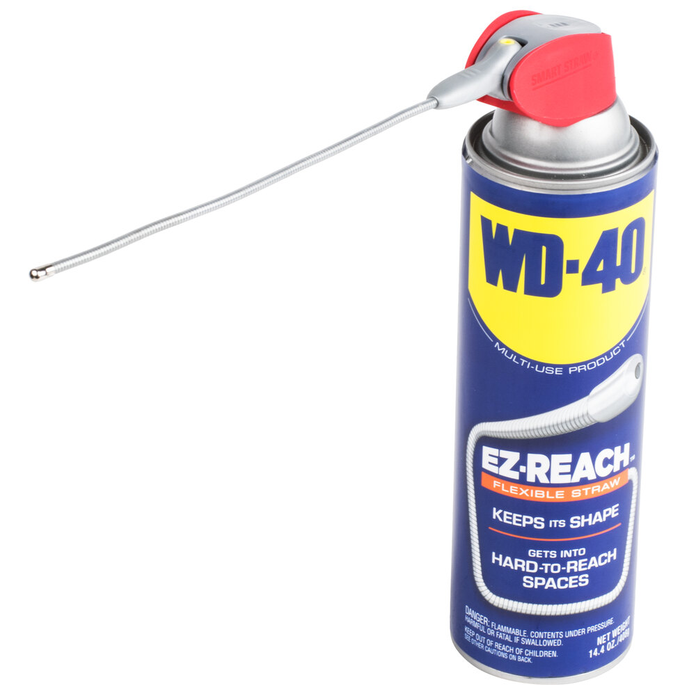 WD40 14.4 oz. EZReach Spray Lubricant with Flexible Straw