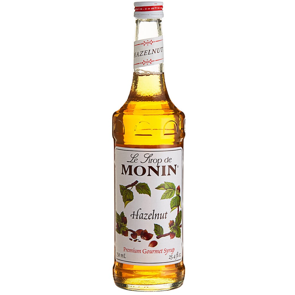 Monin Hazelnut Syrup 750 Ml Webstaurantstore