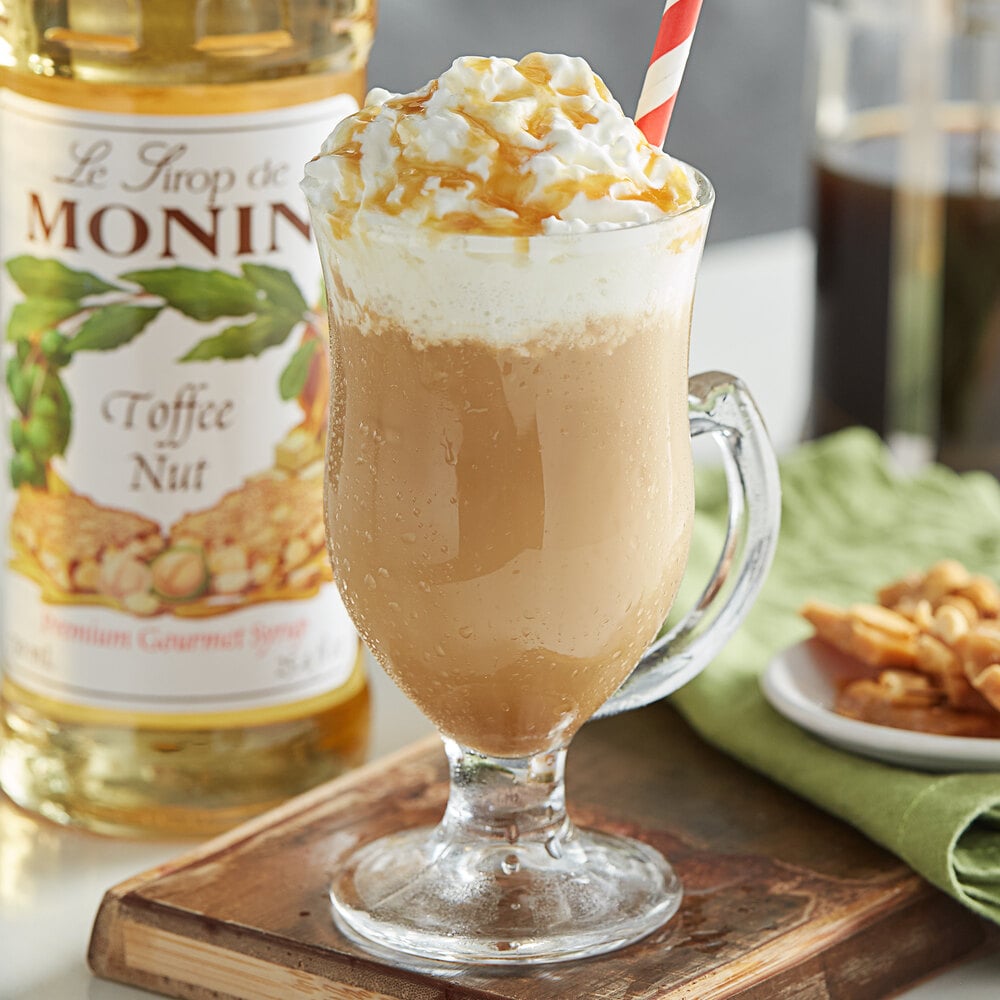Monin 750 mL Premium Toffee Nut Flavoring Syrup
