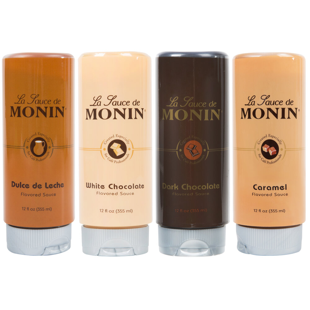 Monin 12 fl. oz. Dulce de Leche Flavoring Sauce