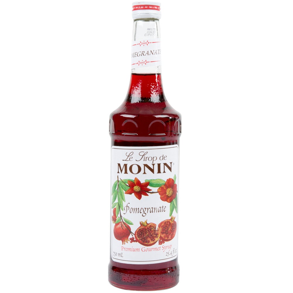 Monin 750 Ml Premium Pomegranate Flavoring Fruit Syrup