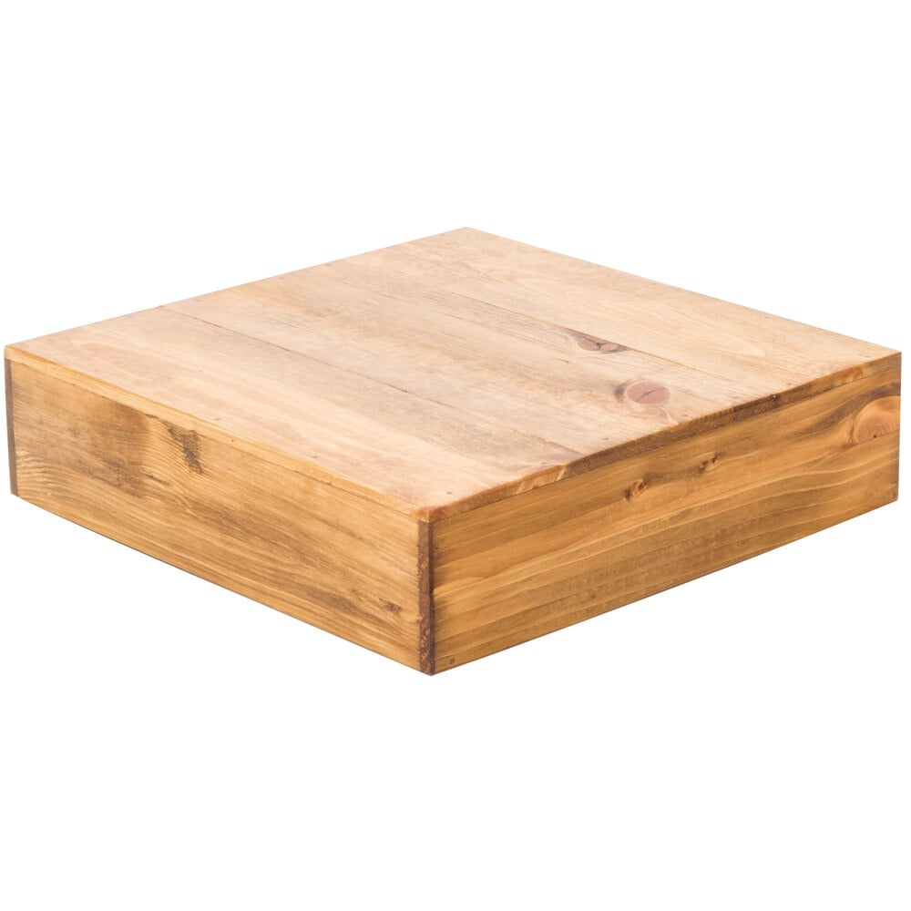 Cal-mil 432-3-99 Madera Reclaimed Wood Square Riser - 12