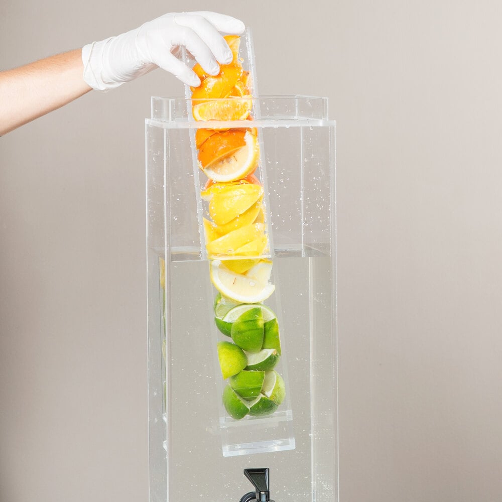 CalMil Acrylic Beverage Dispenser with Infusion Chamber (3 Gallon