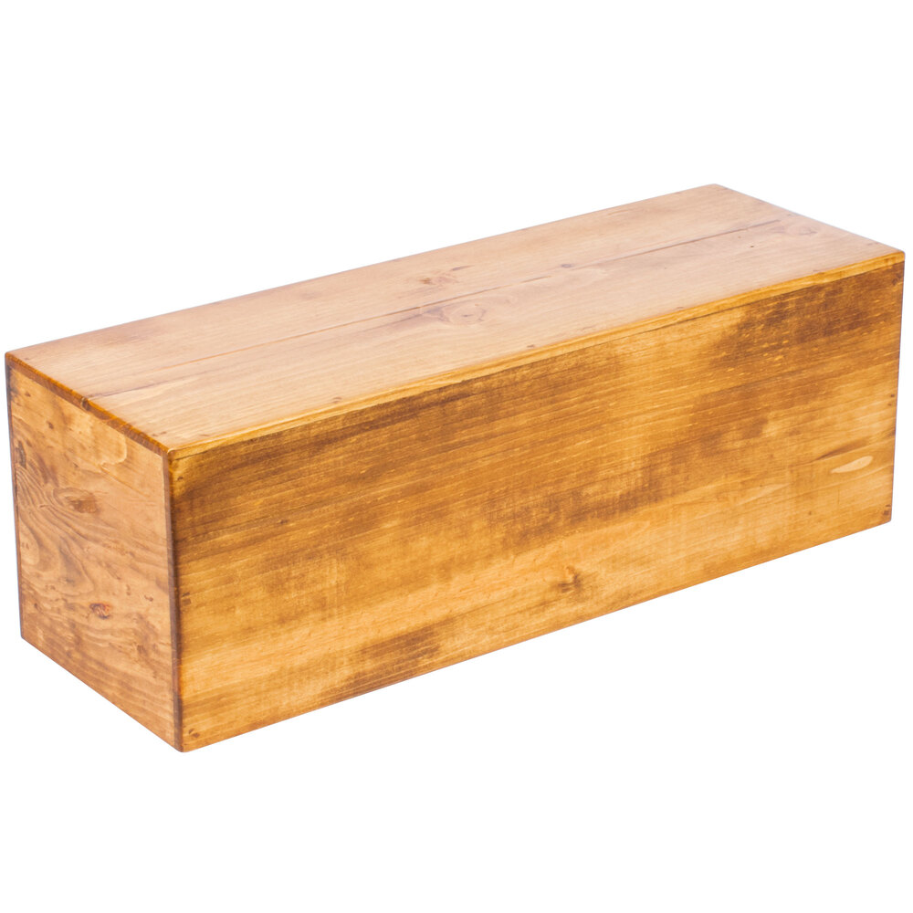 CalMil 166799 Madera Reclaimed Wood Rectangle Plate