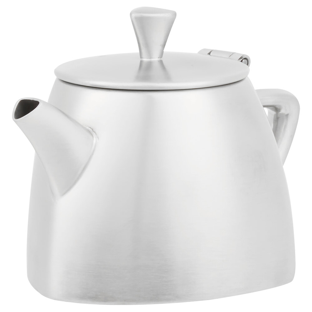 Vollrath 46307 Triennium 12 oz. SatinFinished Stainless Steel Teapot