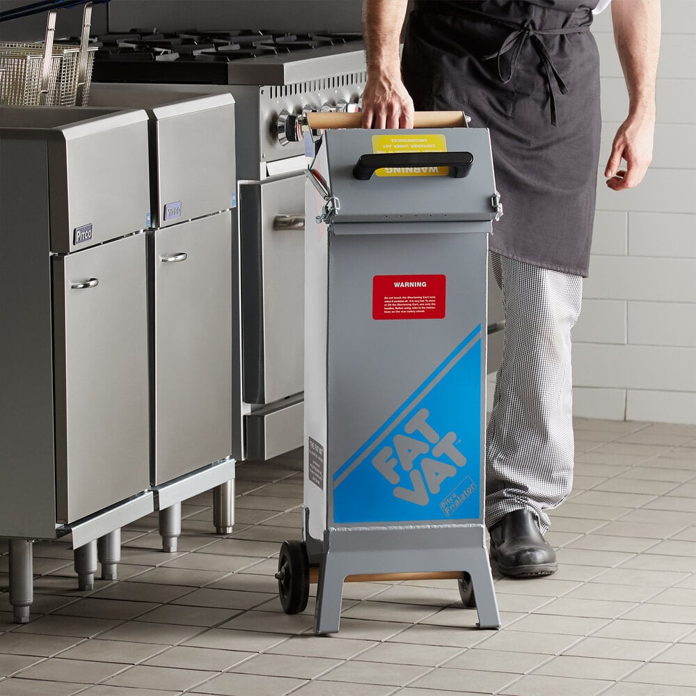 Pitco D9109105 FAT VAT 40 lb. Waste Oil Transport Container