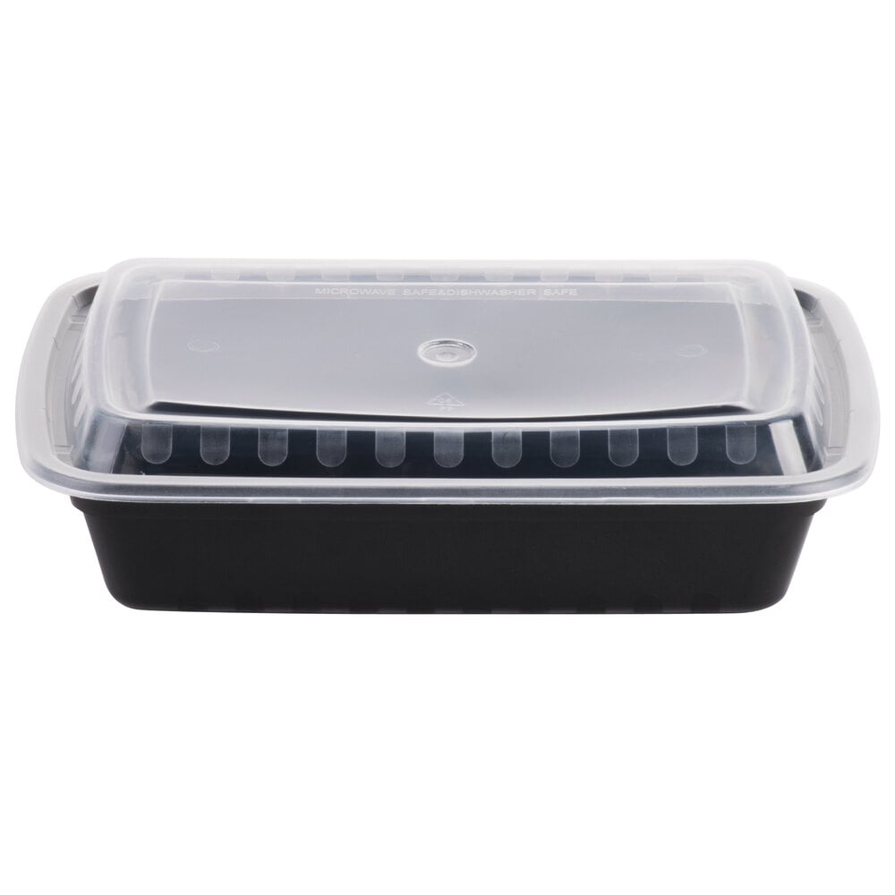 Choice Oz Black X X Rectangular Microwavable