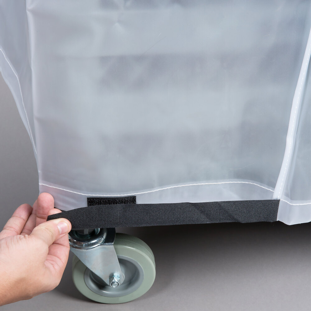 Noble Products 30" Translucent Vinyl Glass Rack Dust Cover